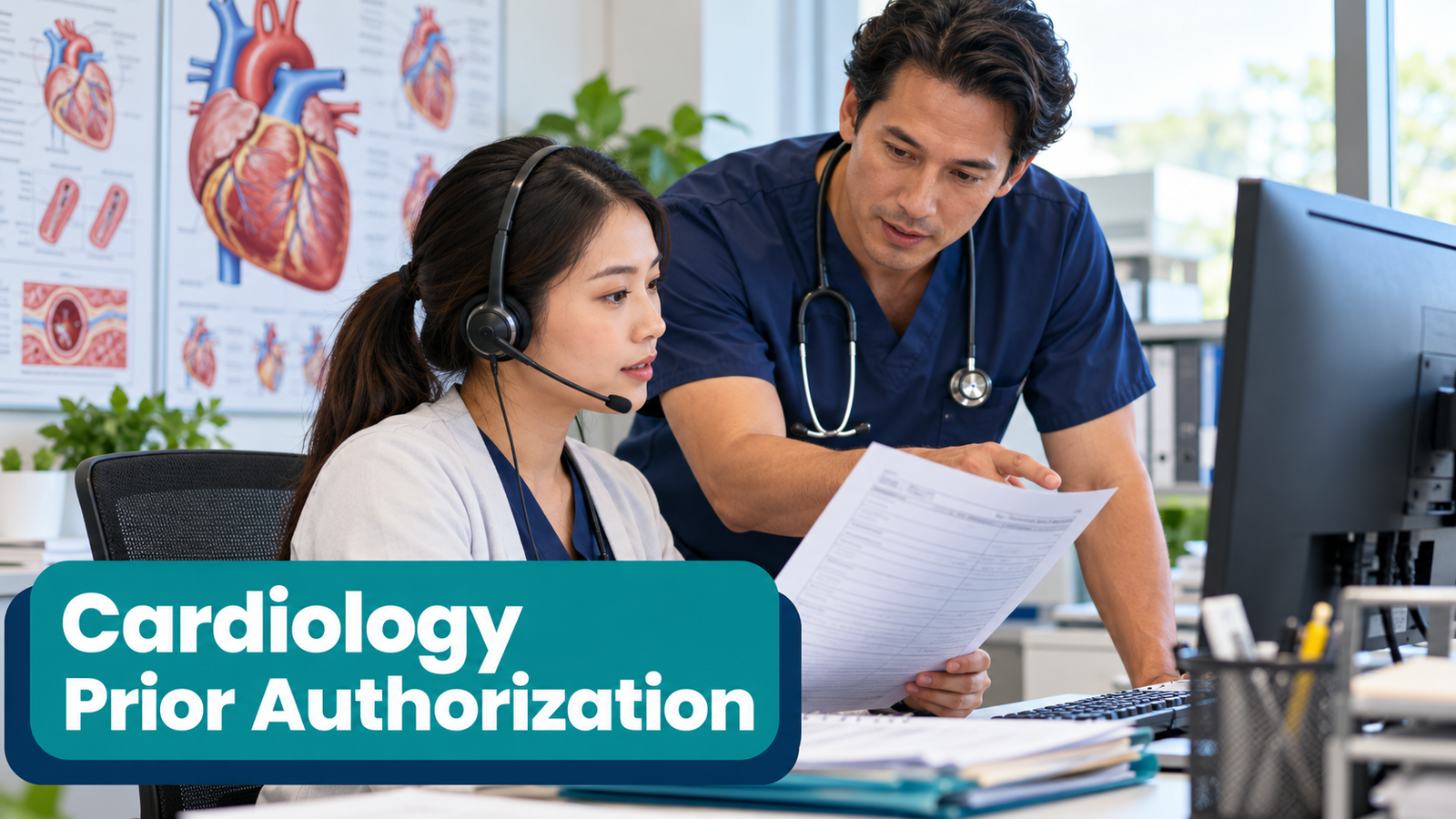 Cardiology prior authorization consultation