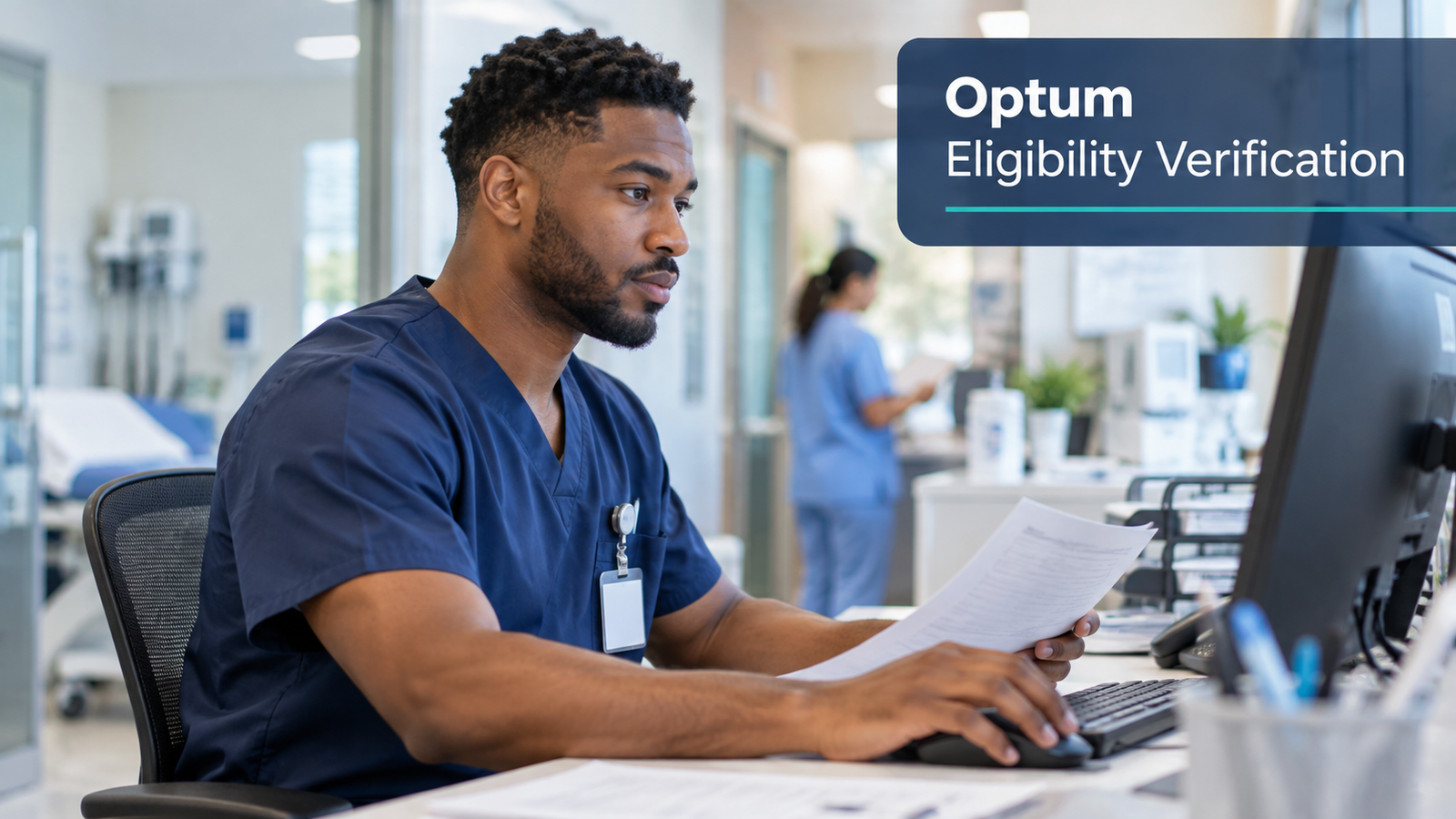Clinic Benefits Specialist Verifying Coverage