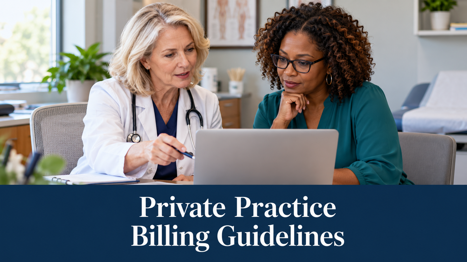 Physician and manager review billing guidelines