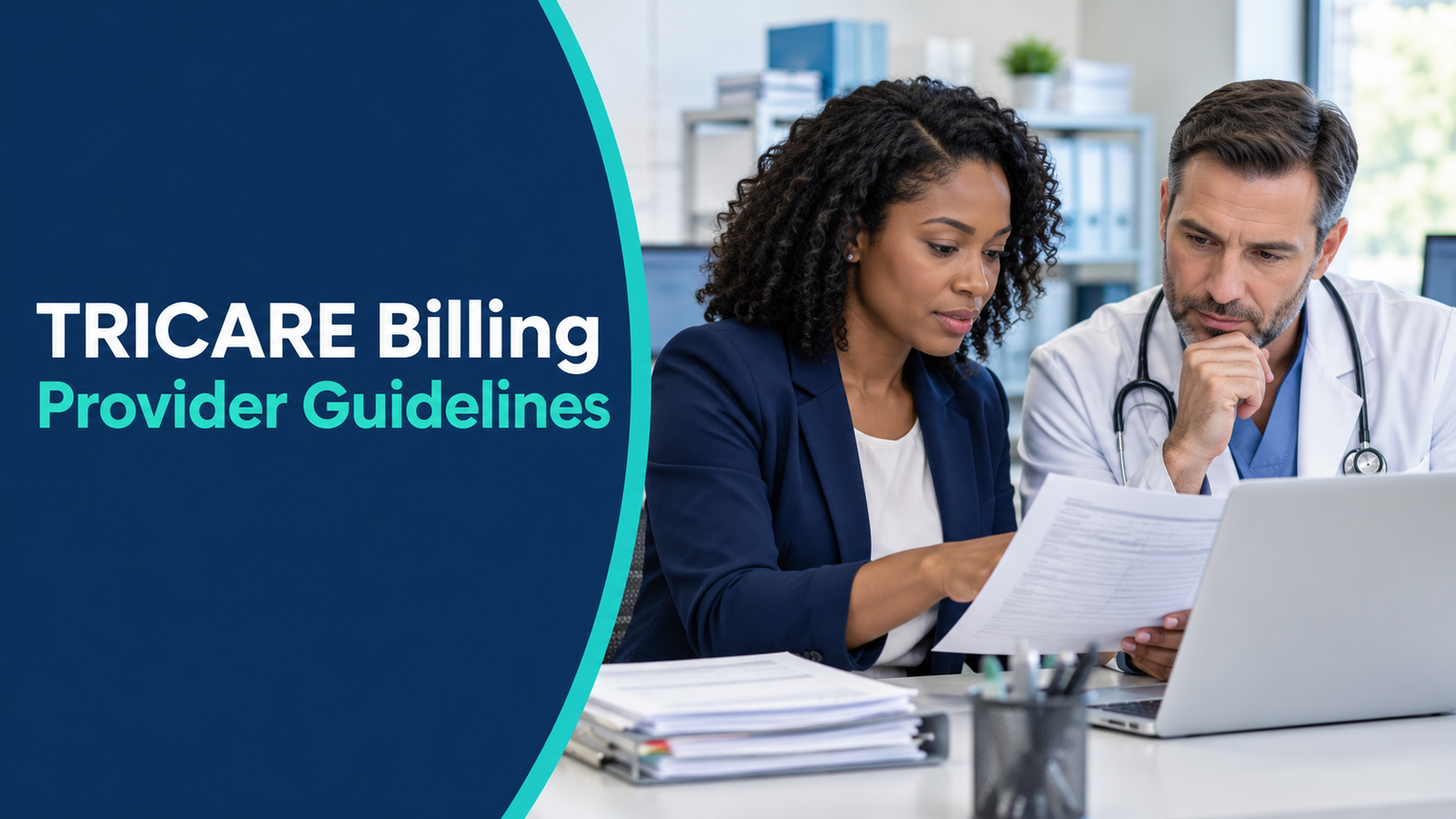 TRICARE billing team reviewing provider guidelines